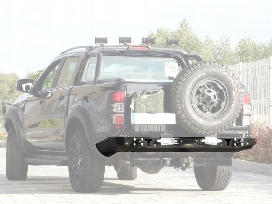 фото №10, Бампер задня задній ford ranger t6 2015+ сталевий