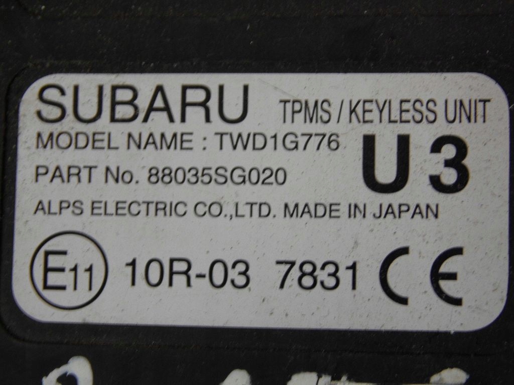фото №2, Subaru forester 2016 датчик tpms 88035sg020