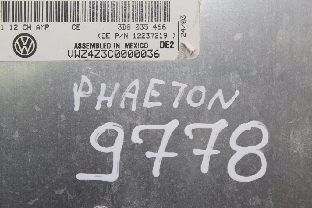 фото №8, Підсилювач динаміків vw phaeton 3d0035466