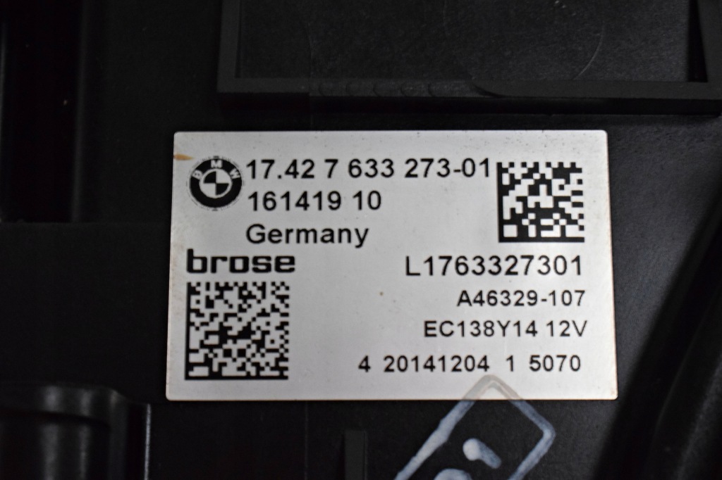 фото №6, Bmw 5 f07 f10 f11 вентилятор радіатор 2.0d 2.5d