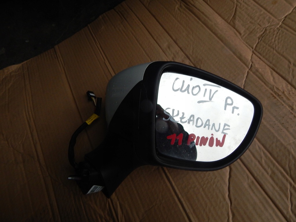 фото №1, Зеркало правое renault clio iv lift 11 pinów eur