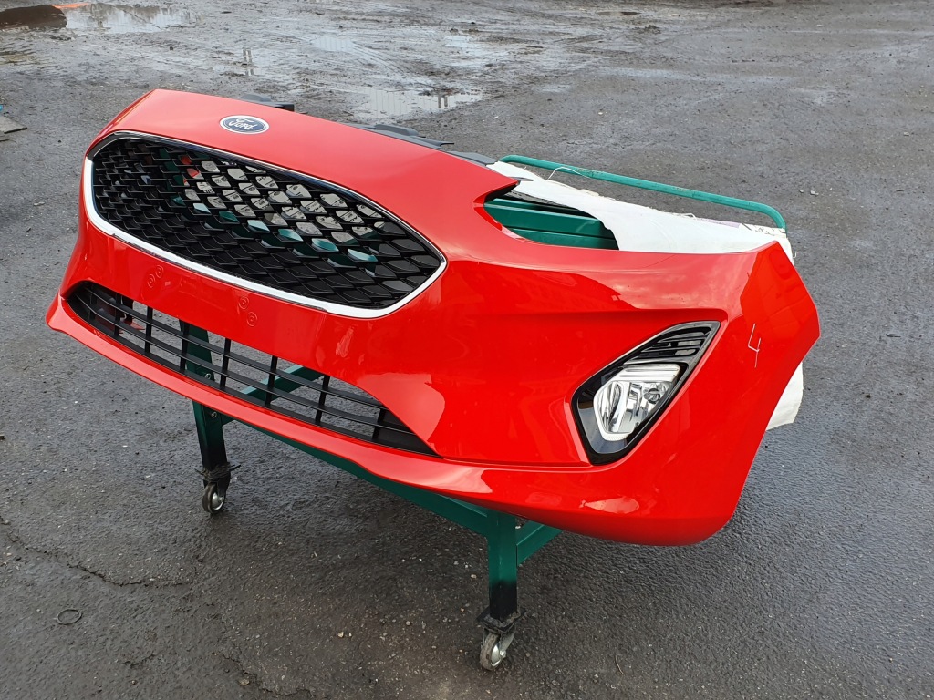 фото №3, Ford fiesta mk8 2017-2023 бампер перед kompletny новый race red