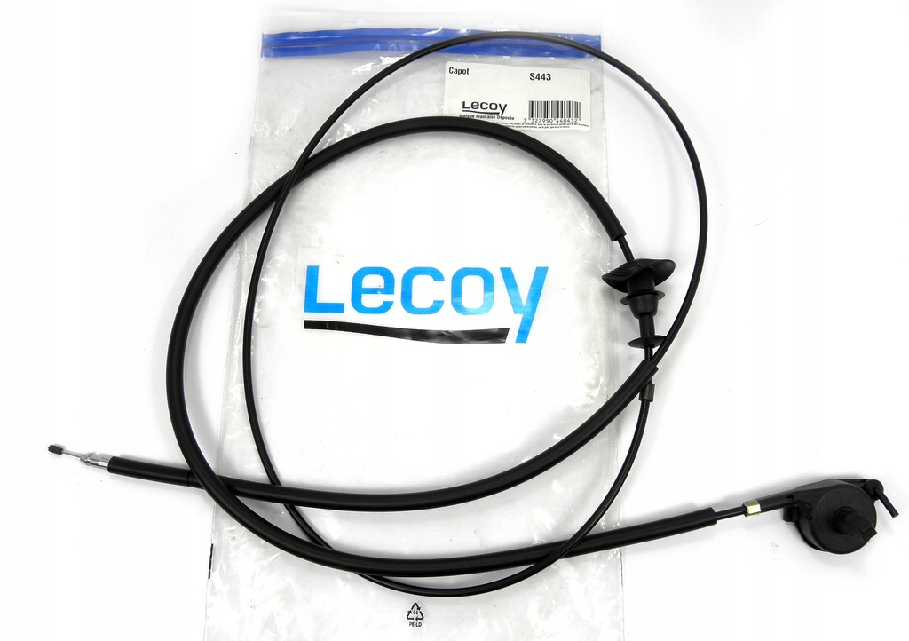 фото №1, Трос открывания капот renault laguna ii lecoy