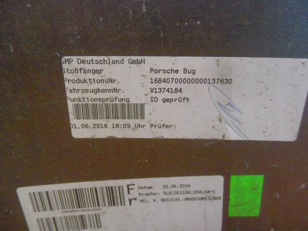 фото №9, 16+ cayman boxster 982 бампер перед bez отверстий