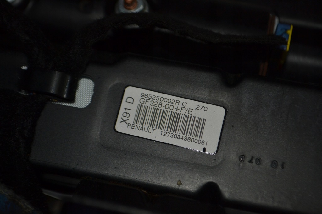 фото №4, Подушка пасажира подушка безпеки renault laguna 3 iii