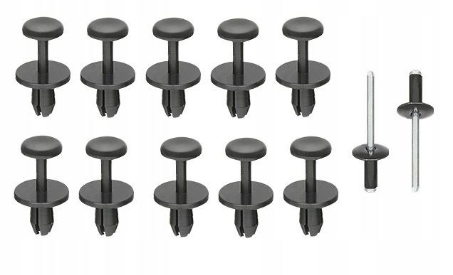 фото №1, Кліпси підкрилок citroen c2 c3 i c4 picasso i