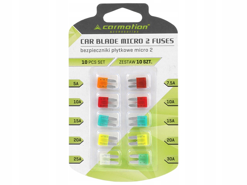 фото №1, Предохранитель micro 2 набор ford kia mazda 10szt