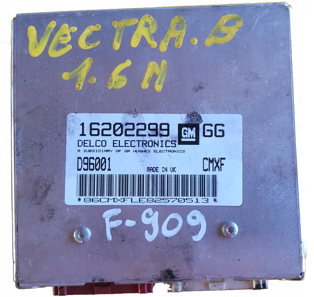 фото №1, Ecu opel vectra 1.6 16202299 gg