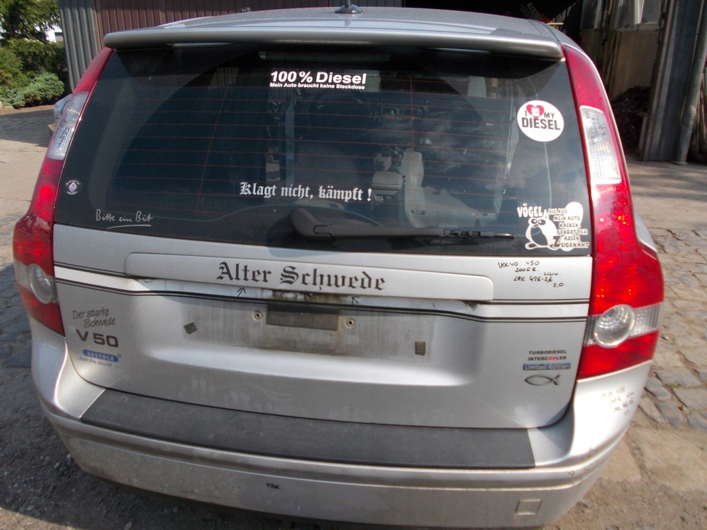 фото №5, Кришка багажника багажника volvo v50 04-12 lak. 426-26 kombi