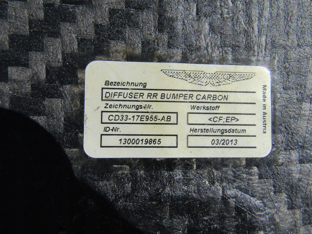 фото №8, Дифузор спойлер задня карбон aston martin vanquish s