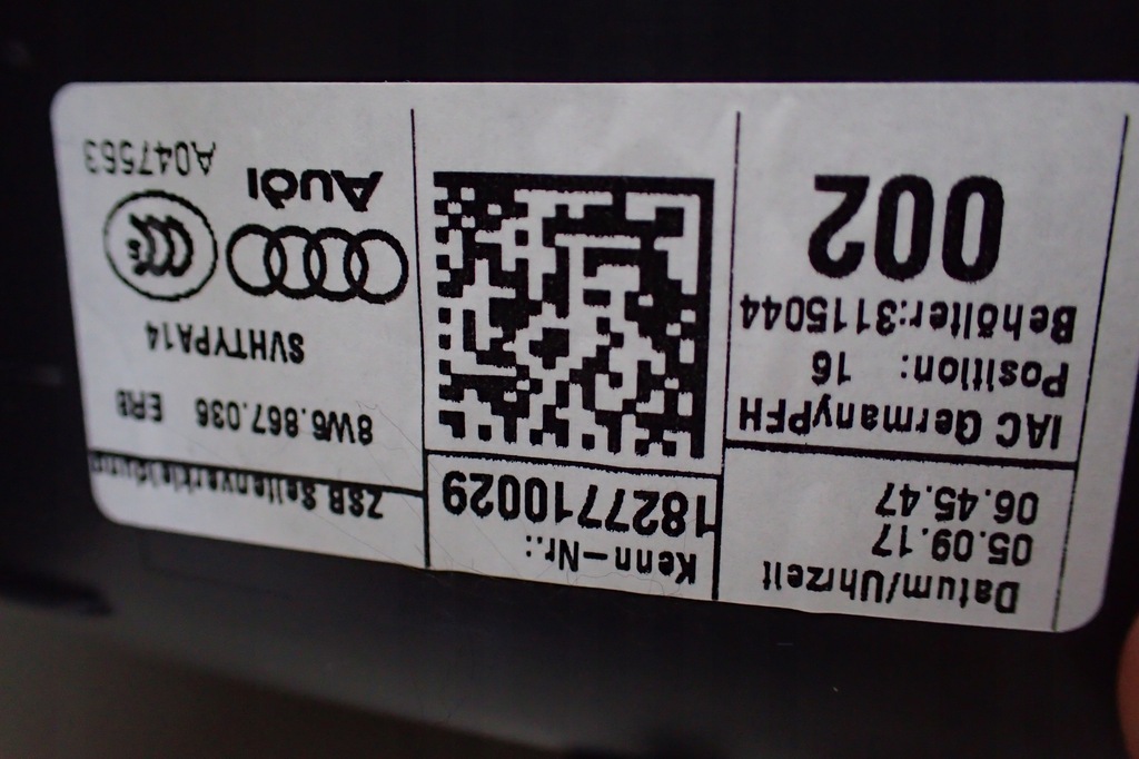 фото №10, Audi a5 8w оббивка обшивка права led 8w6867036