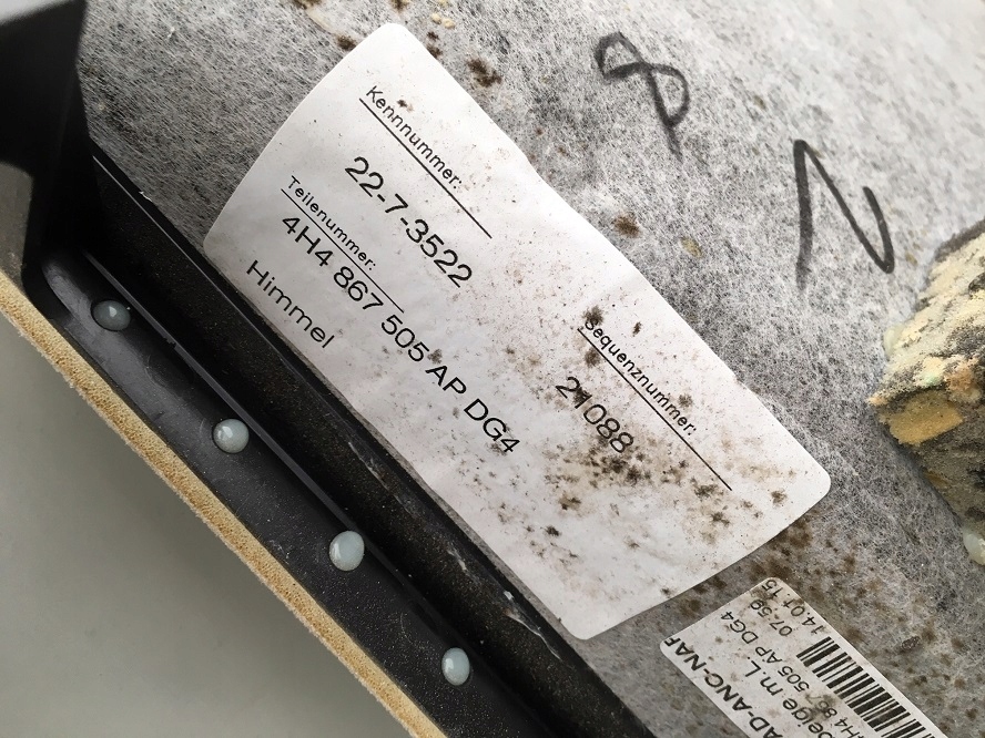 фото №7, Audi a8l d4 long 13 - стеля 4h4867505ap org.