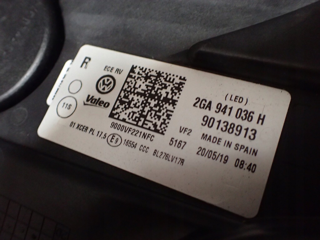 фото №2, Лампа правая vw t-roc t roc full led 2ga941036h