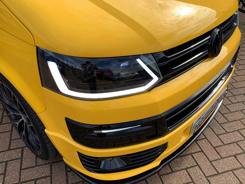 фото №15, Vw transporter t5 09-15 лампы фары перед передние led drl линзы h7