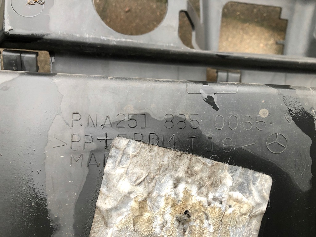 фото №10, Mercedes r-clasa w251 усилитель бампера