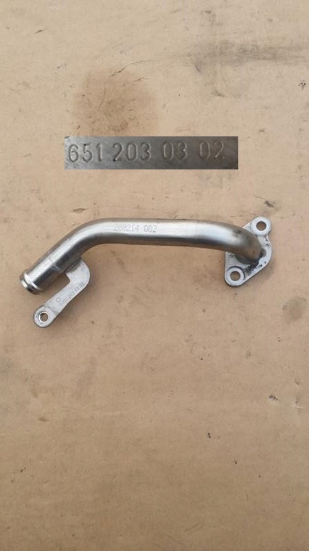 фото №1, Труба трубка турбины mercedes a w176 b w246 6512030302