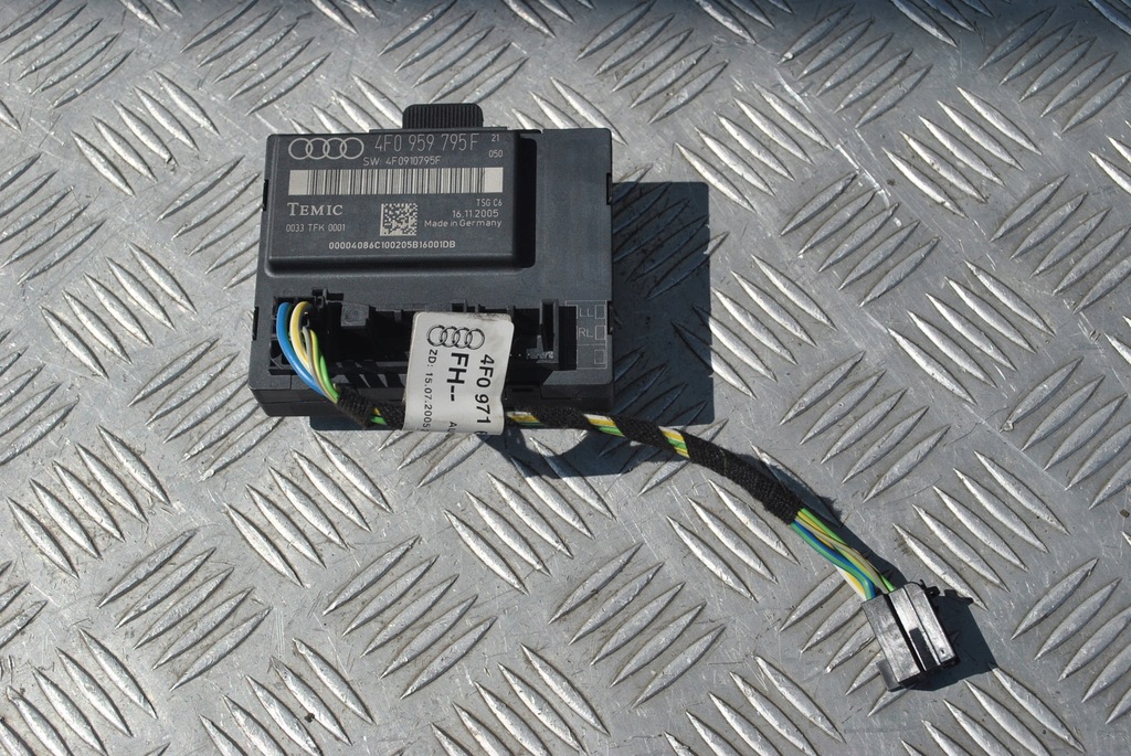 фото №1, Модуль блок керування двері audi оригінальний номер 4f0959795f