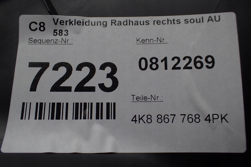 фото №6, ^^ audi a7 4k защита порог правая 4k8867768