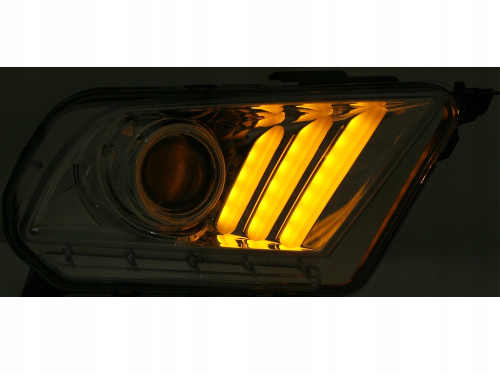 фото №3, Фары лампы day line light led neon dts ford mustang lift 2010-2013