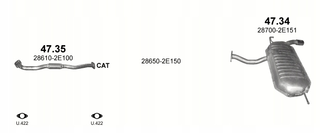 фото №5, Труба hyundai tucson 47.35