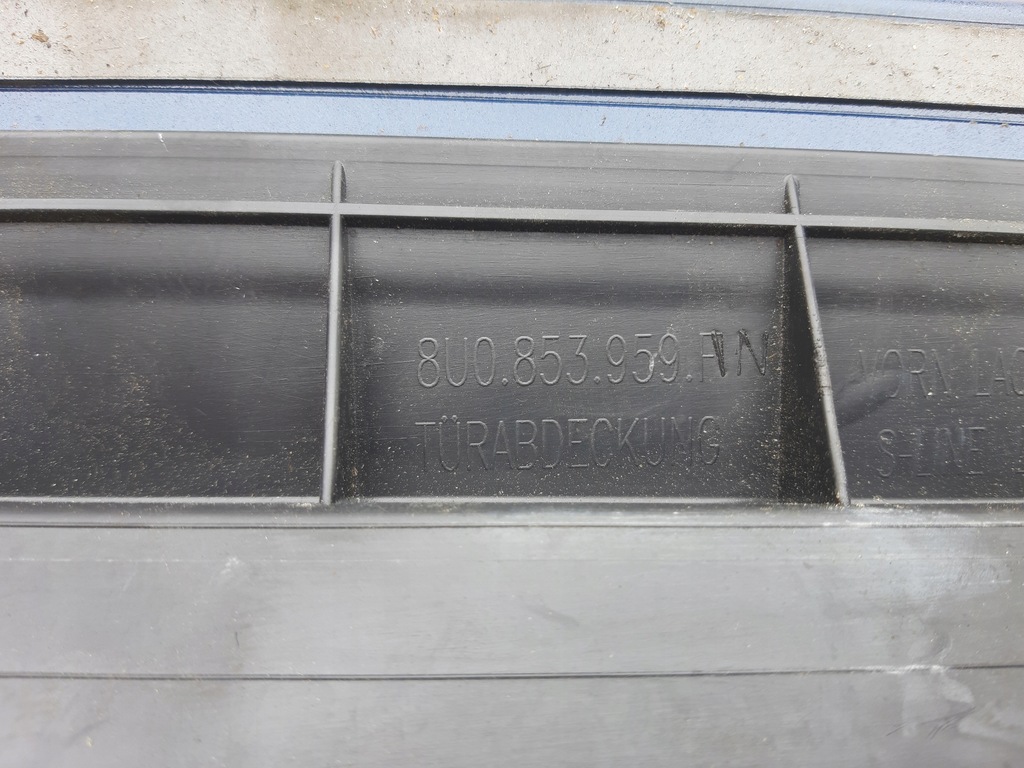 фото №7, Молдинг дверь левый перед audi q3 8u 8u0853959f