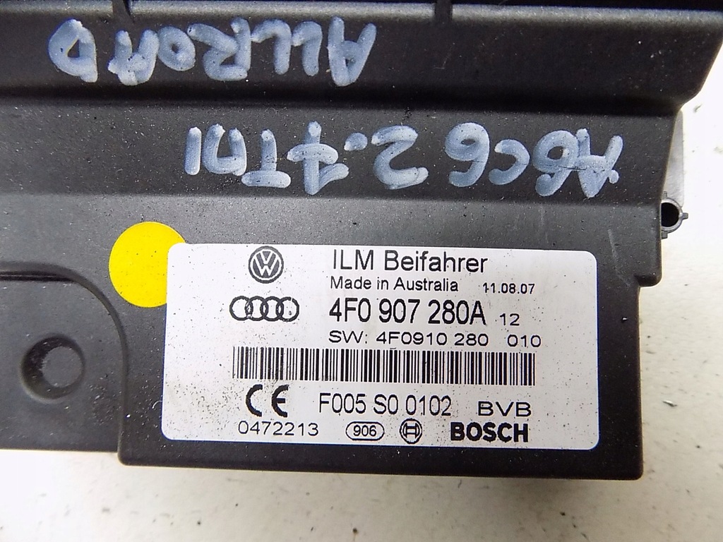 фото №14, Модуль питания ilm audi a6 c6 allroad 4f0907280a