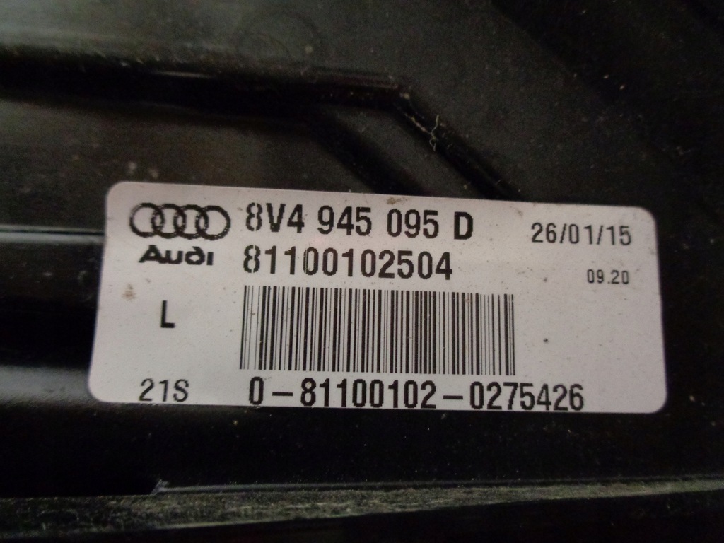 фото №5, Audi a3 8v sportback лампа задняя левая led 8v4945095d