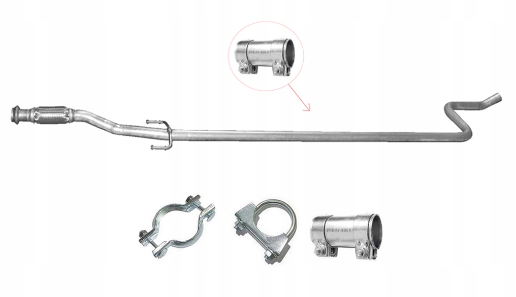 фото №4, Citroen c3 pluriel 1.4 hd 2004-2011 труба средняя