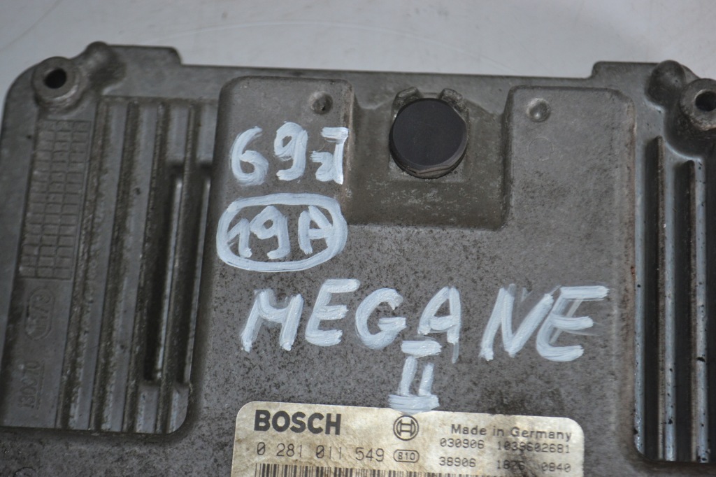 фото №3, Бортовой компьютер двигателя renault megane ii 1.9 0281011549