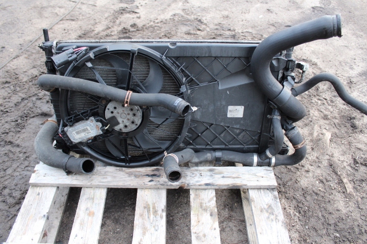 фото №1, Радіатор wody кондиціонер kpl вентилятор ford focus ii