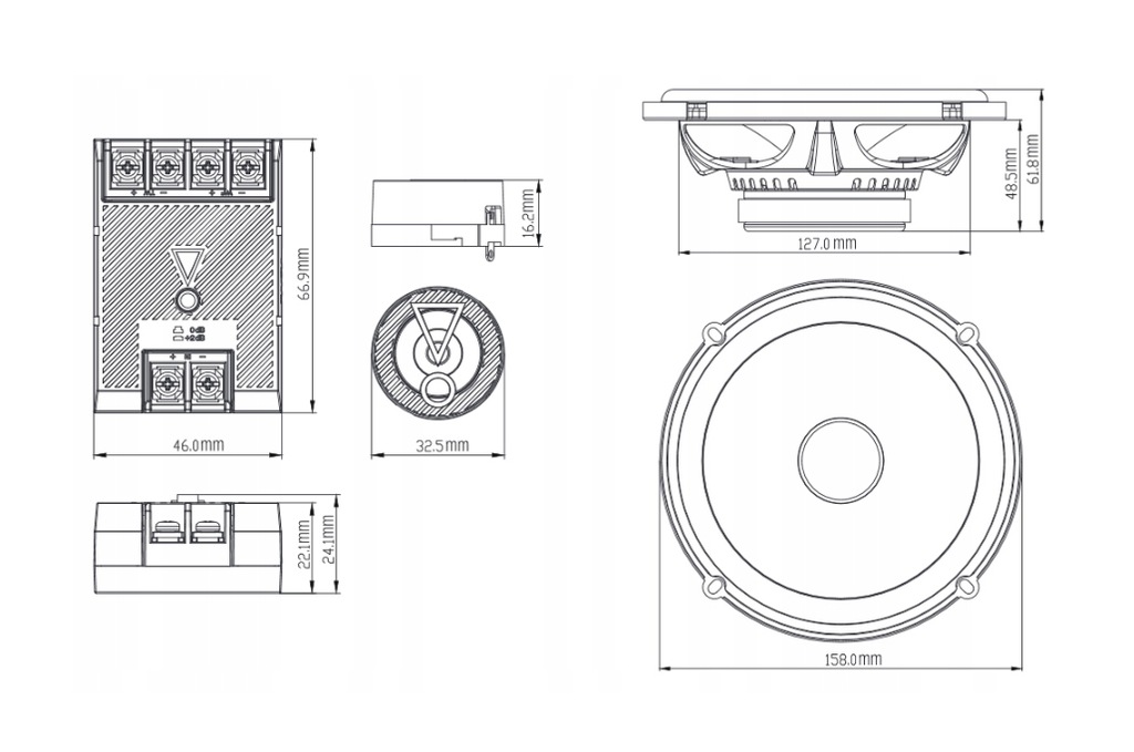 фото №8, Jbl stage3 607c динамики chevrolet cobalt cruze camaro malibu hummer h3