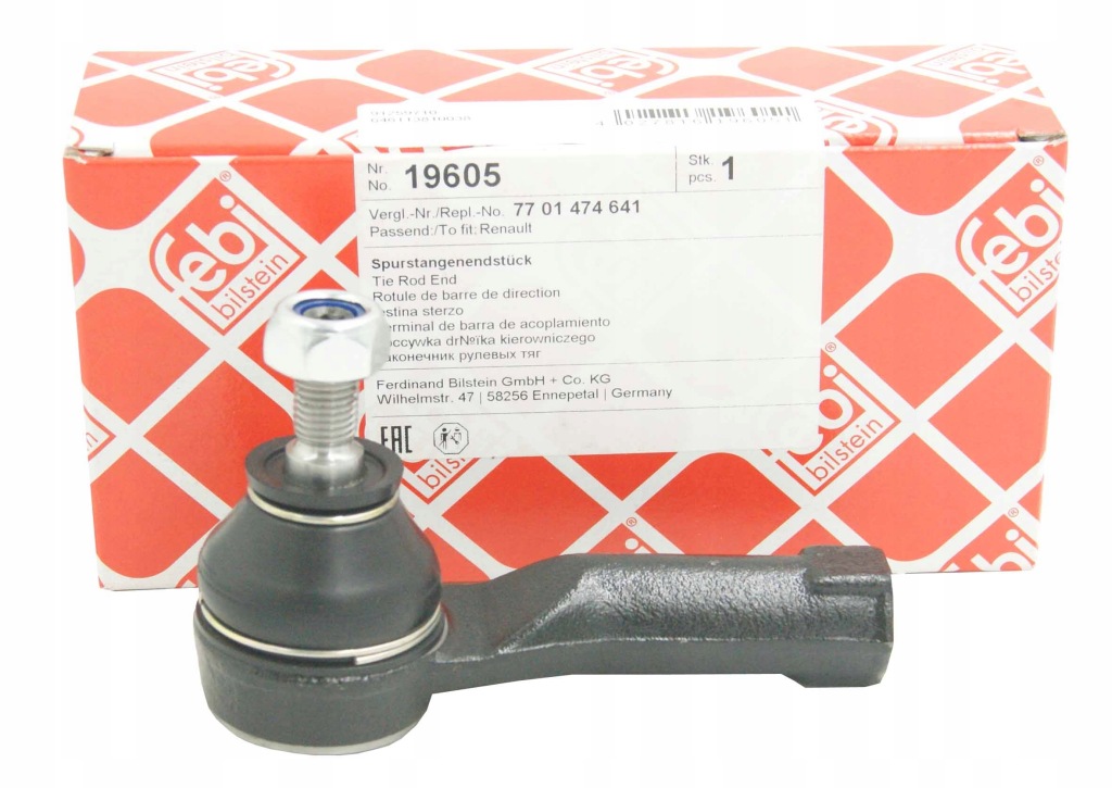 фото №4, 2xfebi наконечник тяга do renault scenic i thalia