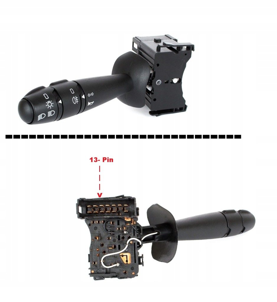 фото №1, Важіль перемикач світла renault master ii 03-