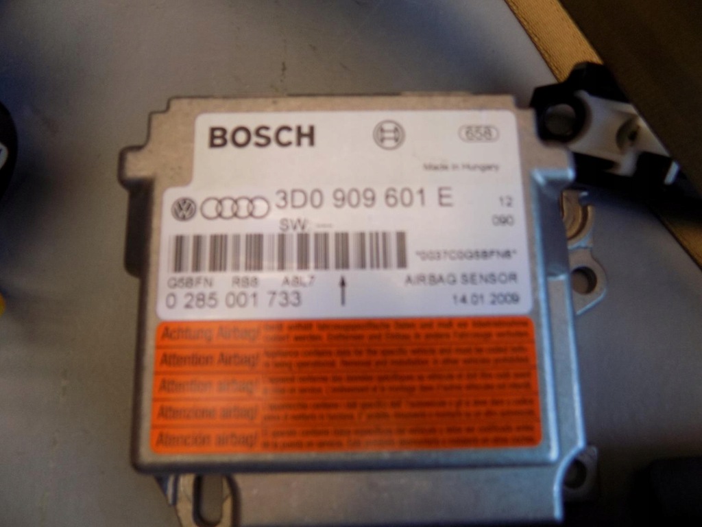 фото №7, Vw phaeton приборная панель подушки безопасности ремни кожа коричневый