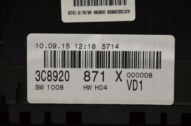 фото №5, Vw passat cc b7 лічильник прилади 3c8920971x
