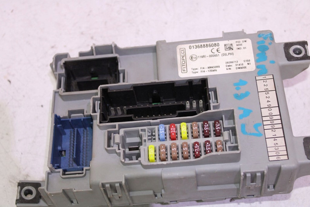 фото №5, Набір стартовий бортовий комп'ютер bsi fiat fiorino 1.3mj