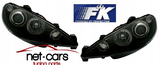 Лампи фари peugeot 206 98-06 angel eyes b Доставка