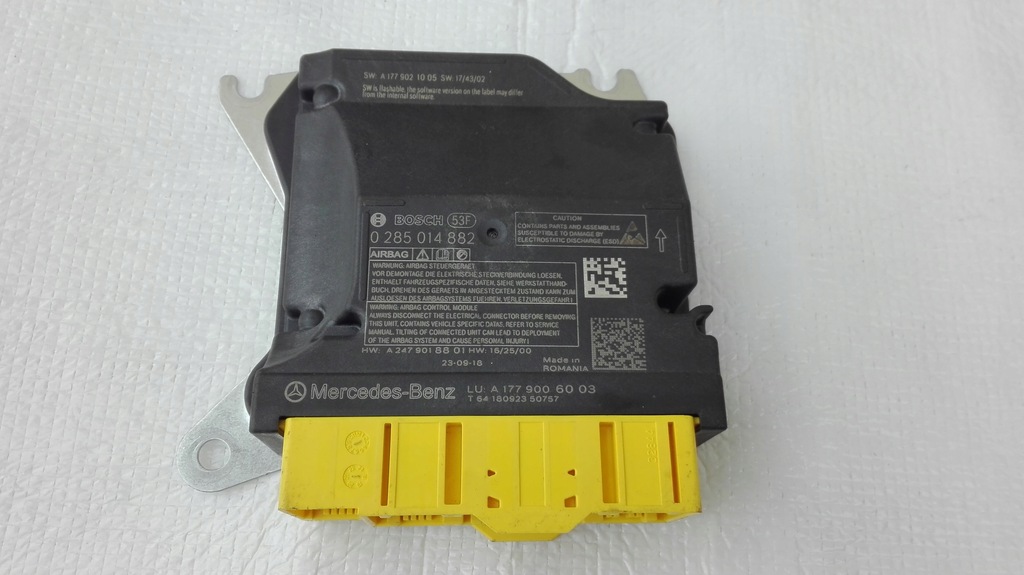 фото №1, Mercedes w177 модуль датчик подушка безопасности a1779006003