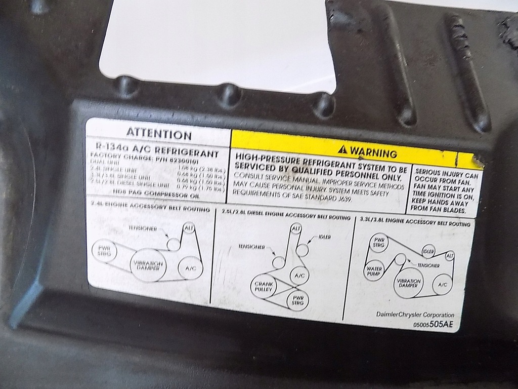 фото №10, Захист поперечина перед - chrysler voyager iv 01-07