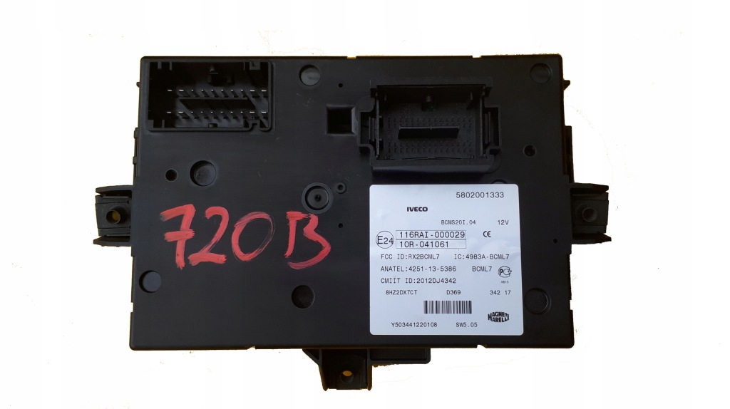 фото №1, Кузов бортовой компьютер iveco daily 5802001333 dopiszę