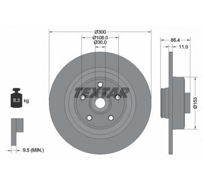 фото №2, Textar диск тормозная pro renault vel satis