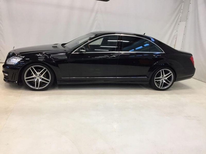 фото №14, Mercedes s w221 13 amg led short бампер перед задняя пороги насадки