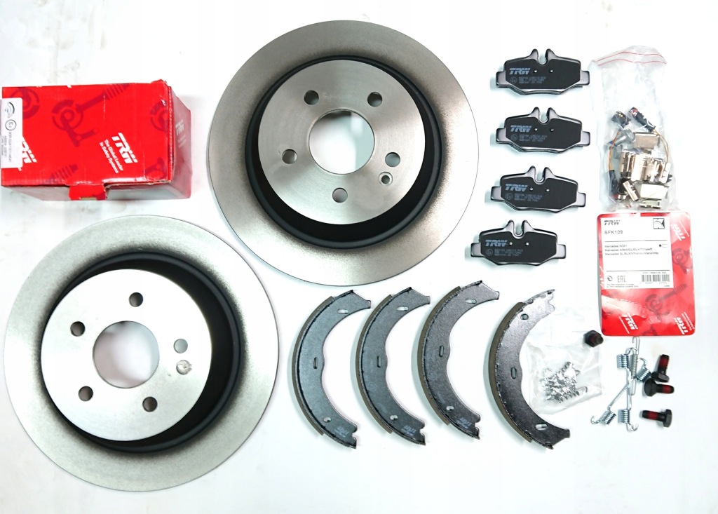 фото №1, Trw тормозные диски тормозные колодки тормозные колодки задняя mercedes vito w639