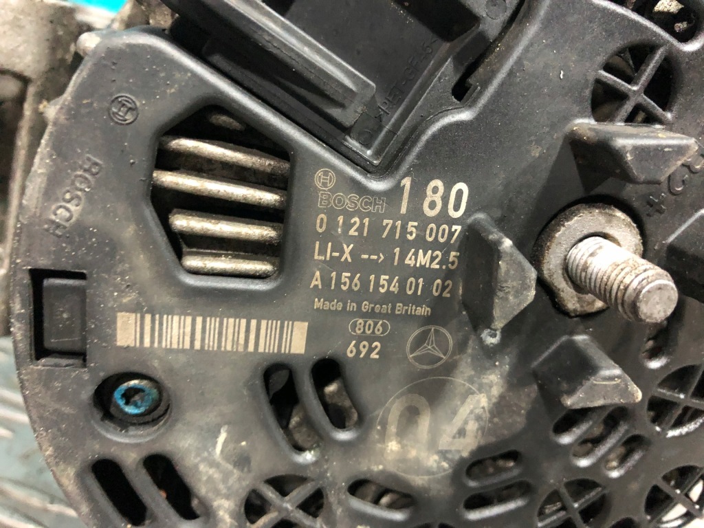 фото №3, Mercede ml w164 6,3 amg генератор a1561540102