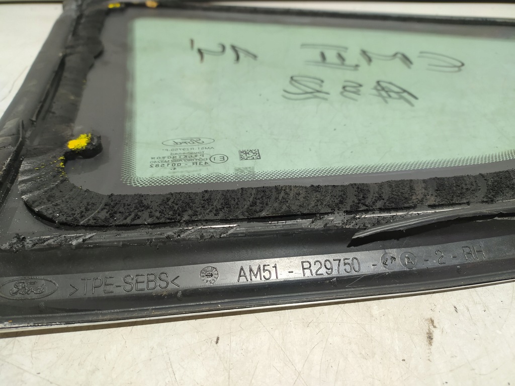 фото №6, Ford c-max mk2 стекло правая задняя хром roczniki