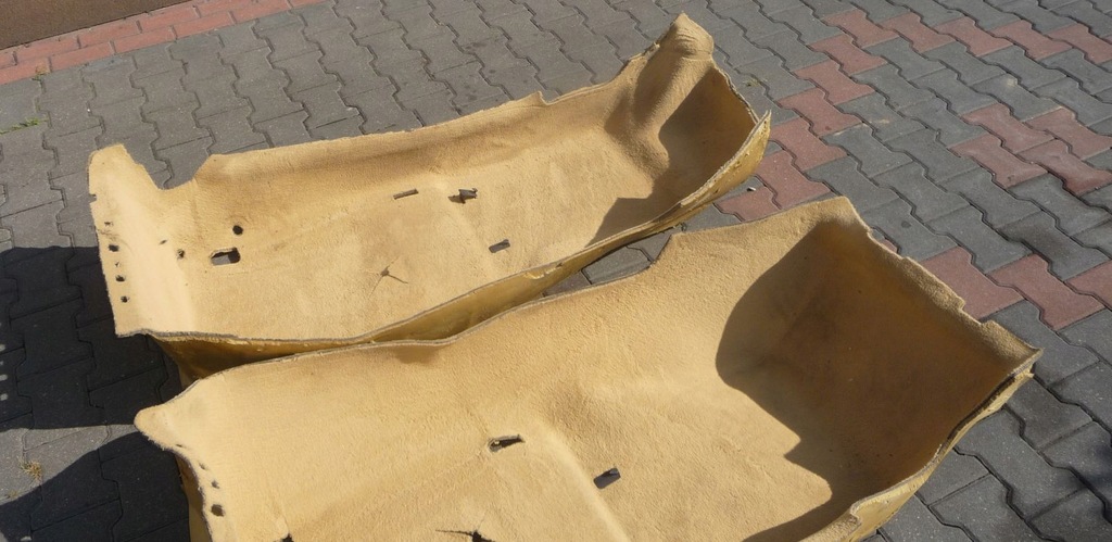 фото №6, Jaguar xk x150 обшивка пол коврик левый правый бежевый комплект europa