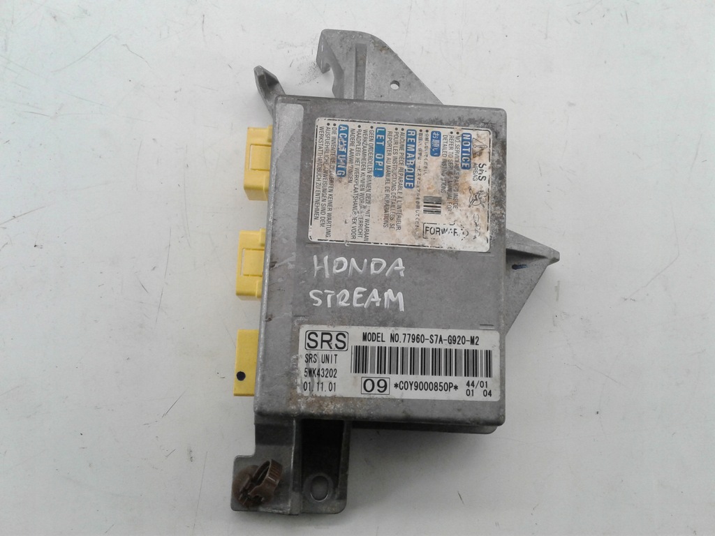 фото №10, Подушка безпеки подушка ремені датчик honda stream