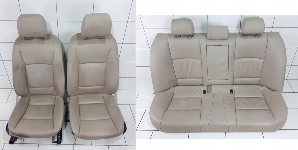 фото №1, Bmw f10 сиденья заднее сиденье кожа бежевая комплект