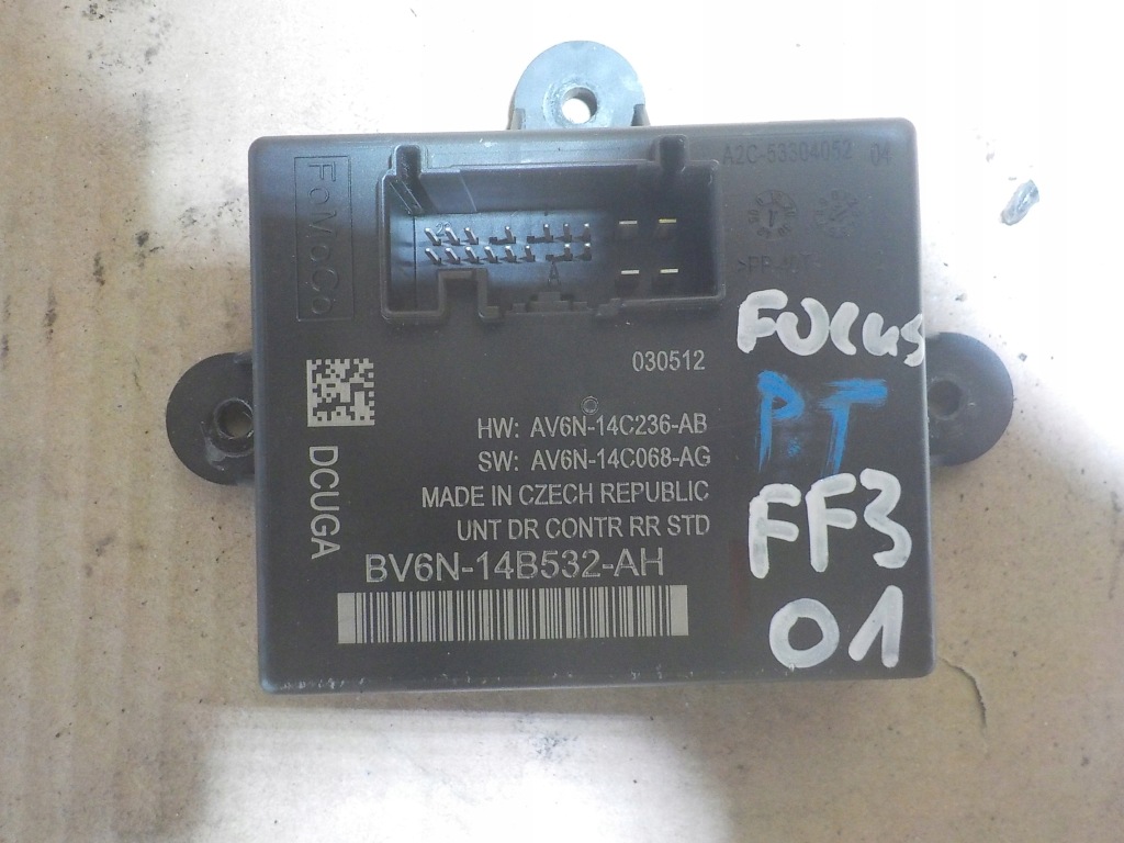 фото №1, Focus mk3 модуль дверь правый задняя bv6n-14b532-ah