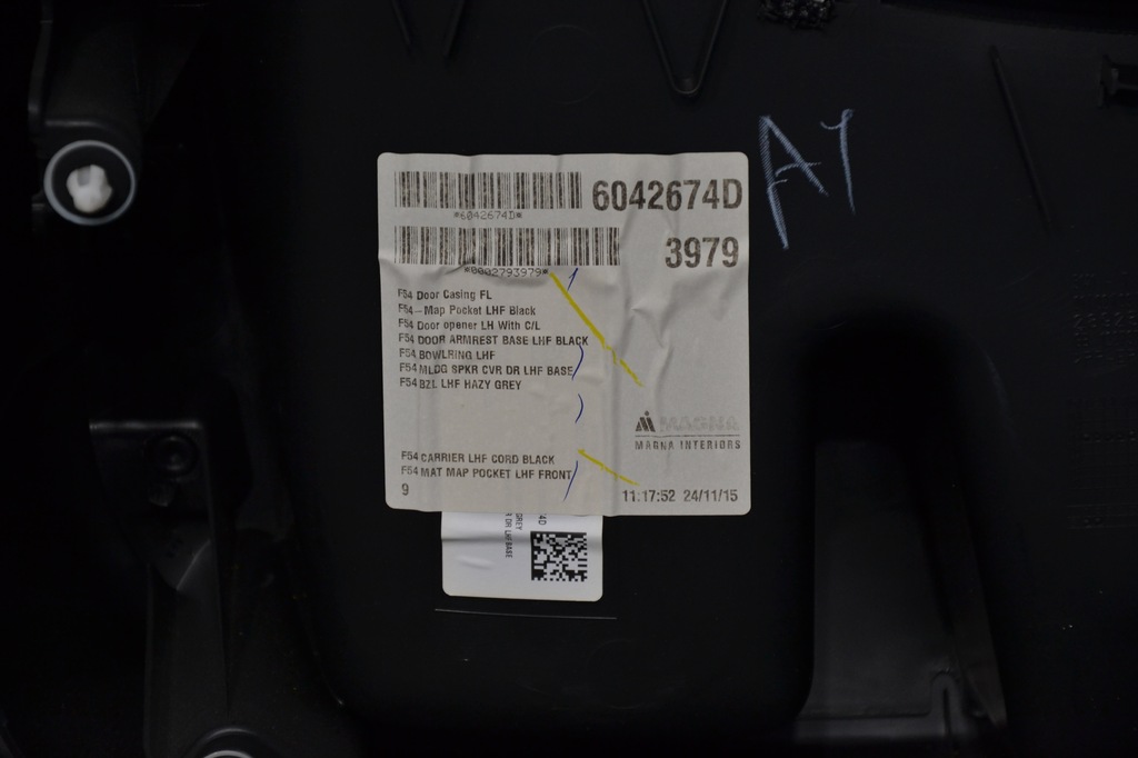 фото №3, Mini clubman f54 обшивка обивка дверь комплект